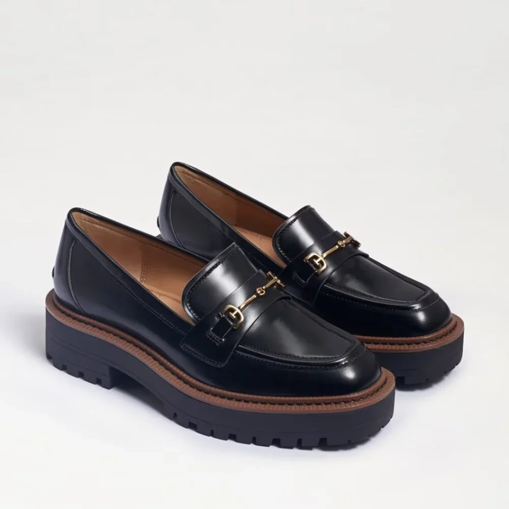 Sam Edelman Laurs Lug Sole Horsebit Loafer